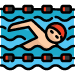 A Man Swimming